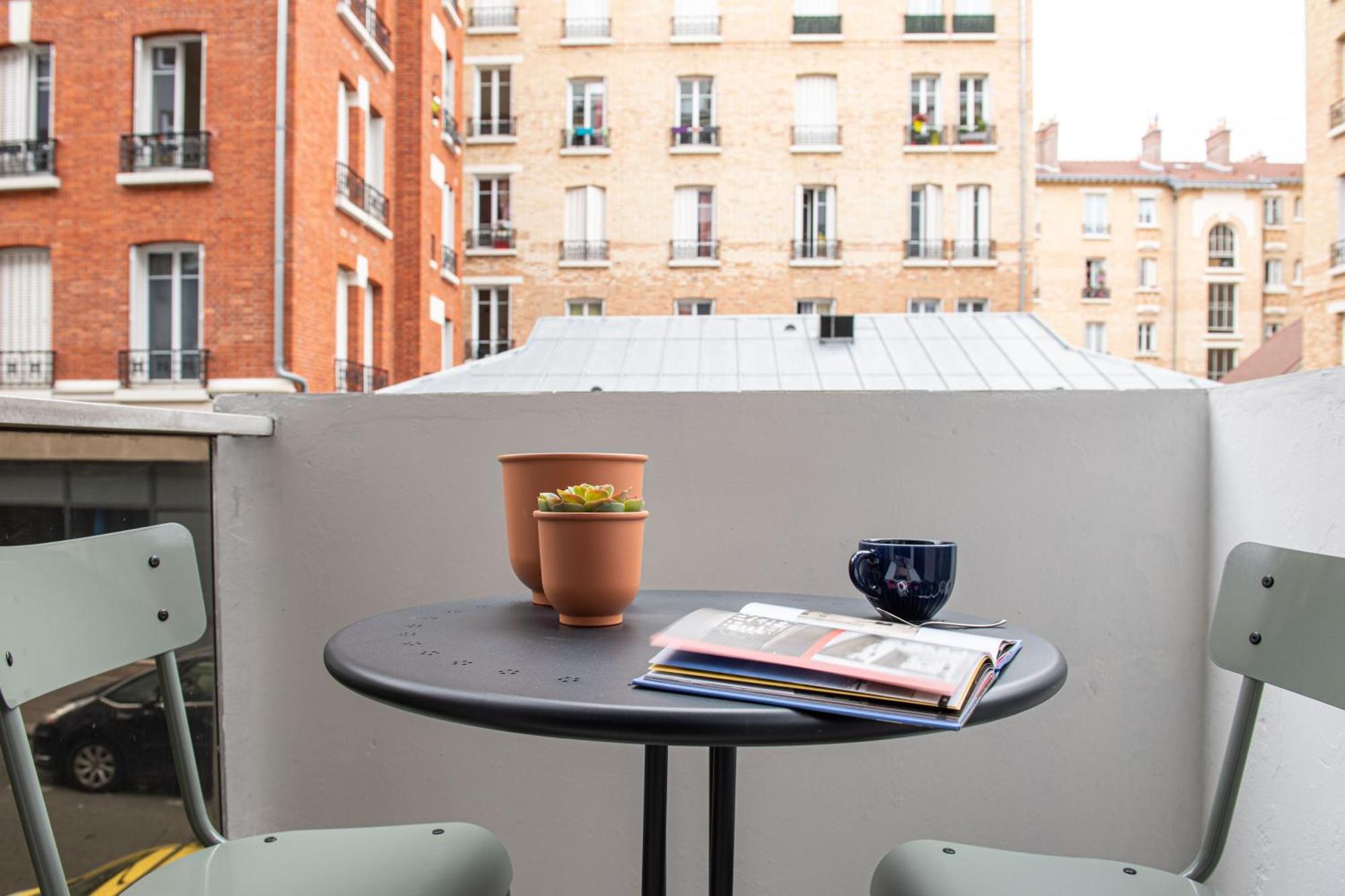 巴黎New - Appt Style Le Corbusier Avec Balcon - 8 Pers公寓 外观 照片